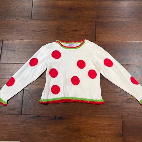 Patty Other - Patty Red & Green Polka Dot Sweater